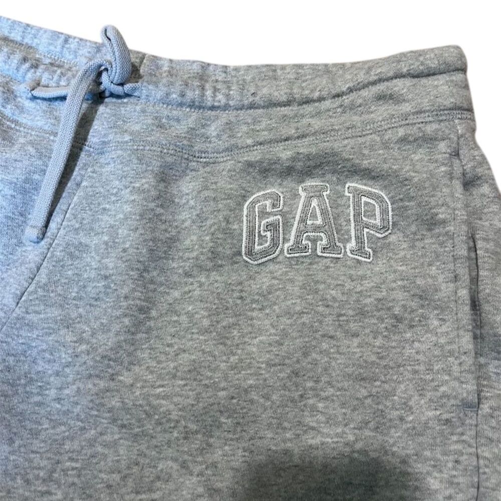 Gap Unisex Gray Drawstring Sweatpants Size L Casual Straight Leg